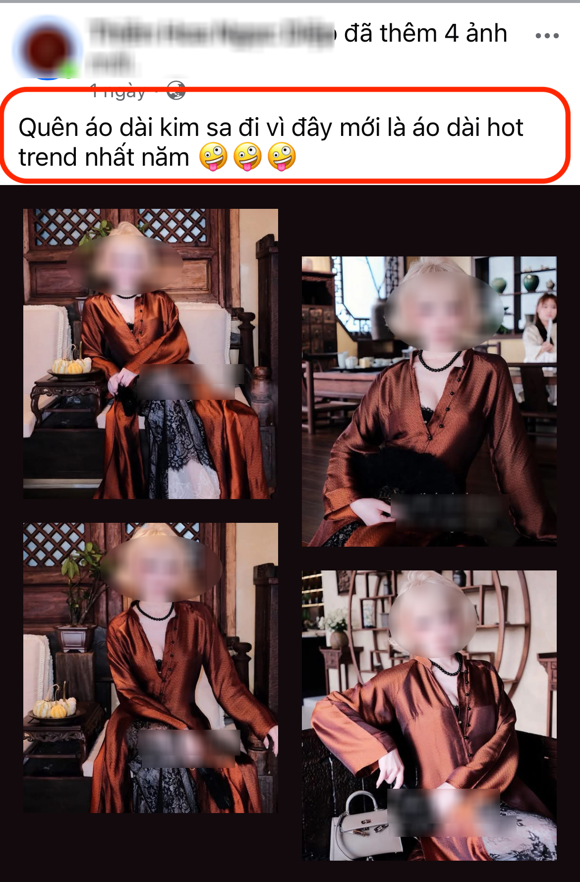 Có một kiểu áo dài Tết, càng biến tấu lại càng 