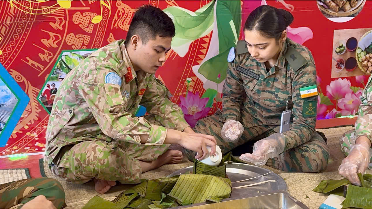 Tâm sự của những chiến sĩ mũ nồi xanh lần đầu đón tết ở châu Phi- Ảnh 3. Tâm sự của những chiến sĩ mũ nồi xanh lần đầu đón tết ở châu Phi- Ảnh 3.