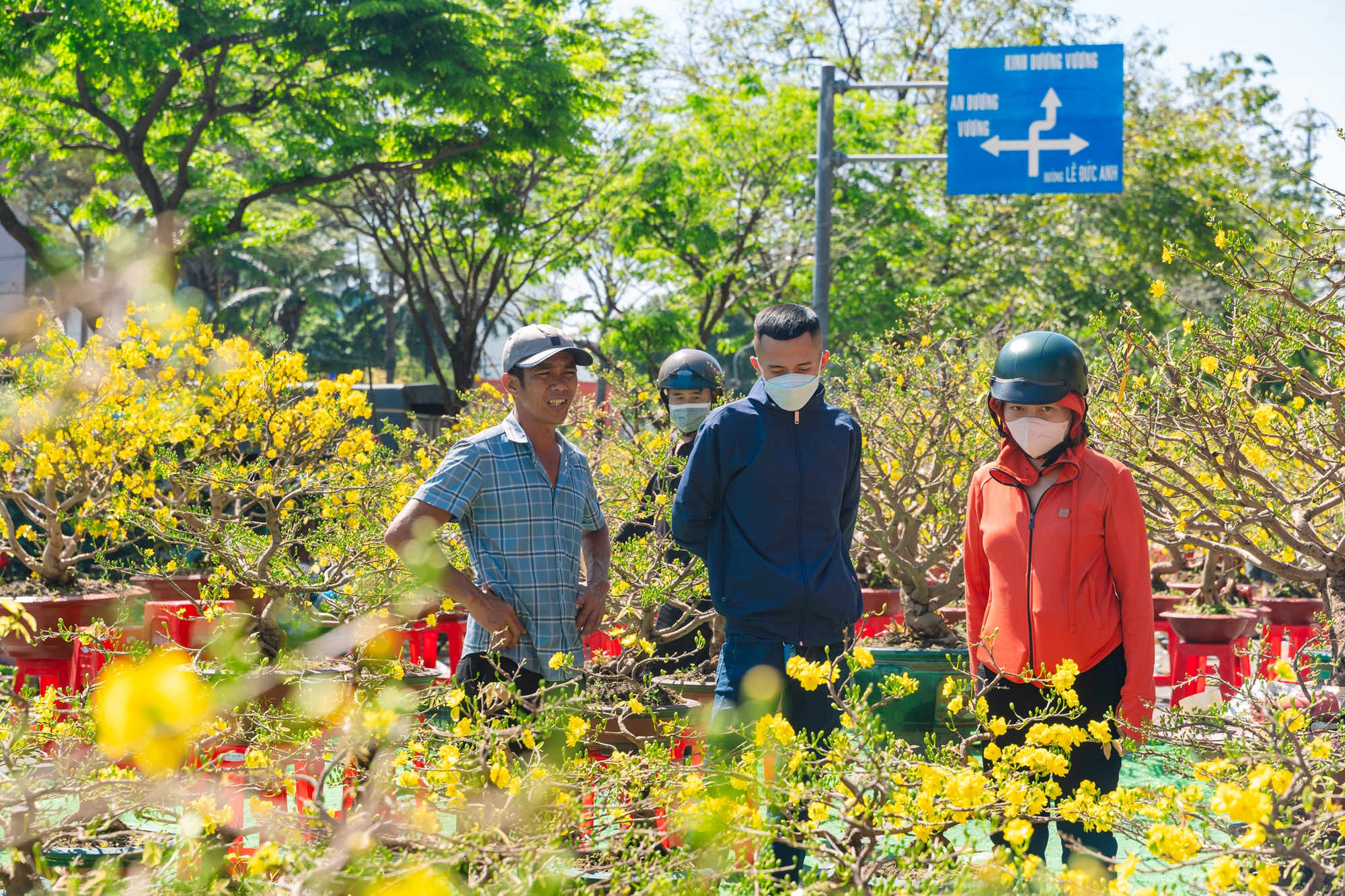 Trưa 29 Tết: Tiểu thương bán vội, khách mua nhanh, chợ hoa TP.HCM nhộn nhịp phút cuối- Ảnh 8.