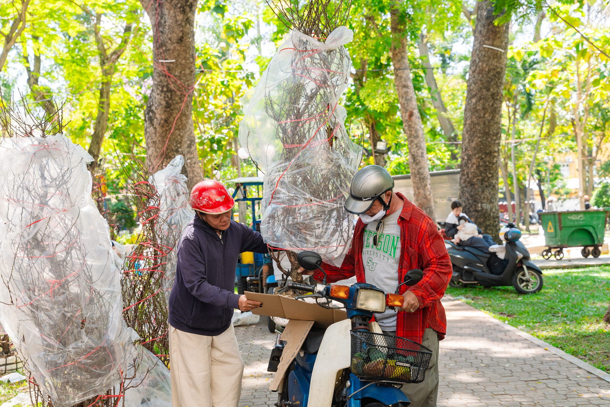 Trưa 29 Tết: Tiểu thương bán vội, khách mua nhanh, chợ hoa TP.HCM nhộn nhịp phút cuối- Ảnh 16.