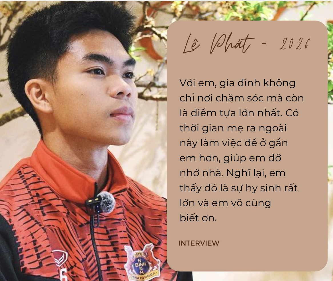 Phỏng vấn Lê Phát U23 Việt Nam: Phỏng vấn Lê Phát U23 Việt Nam:
