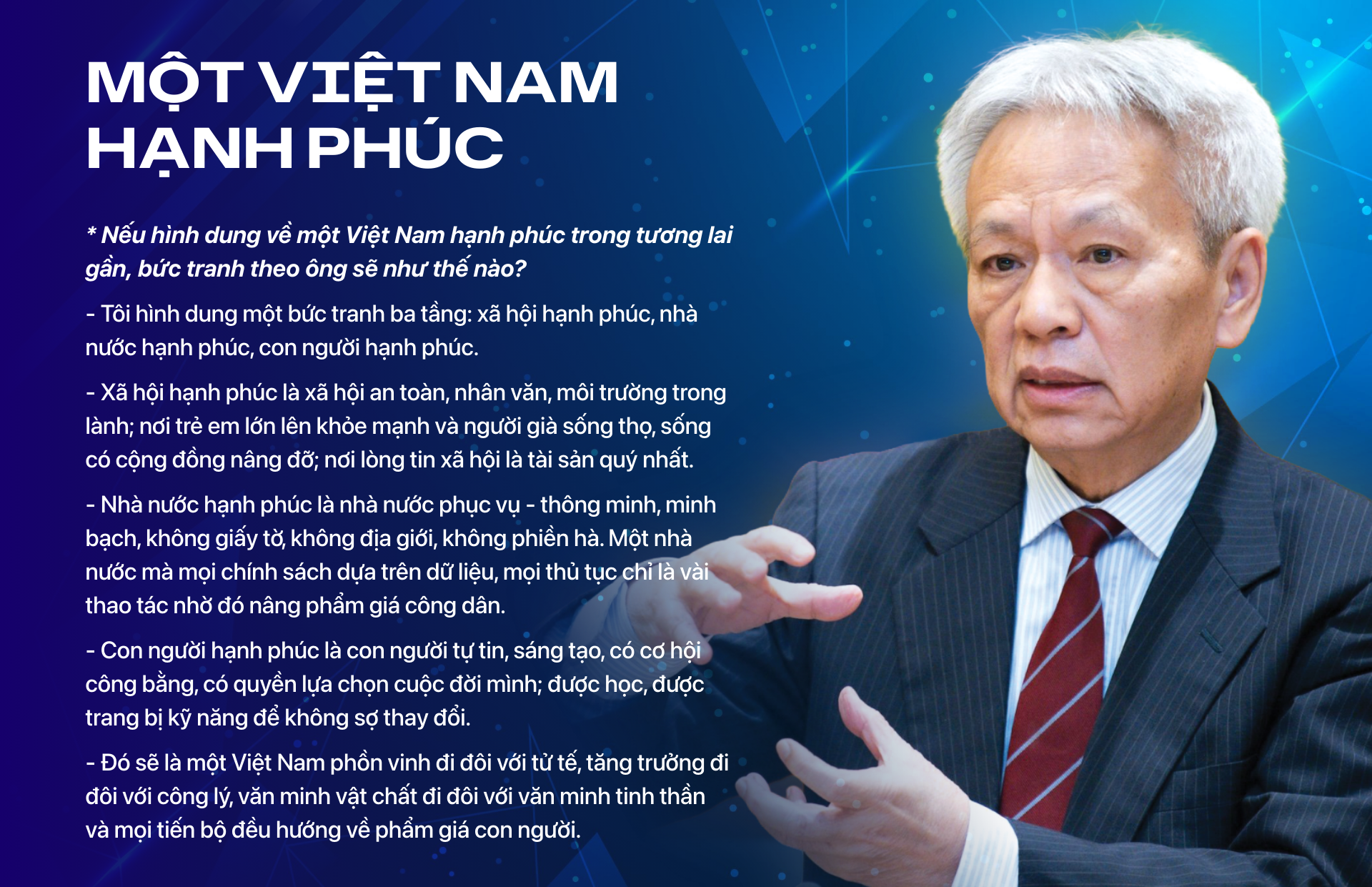 Mục tiêu tối thượng là hạnh phúc cho nhân dân - Ảnh 2. Mục tiêu tối thượng là hạnh phúc cho nhân dân - Ảnh 2.