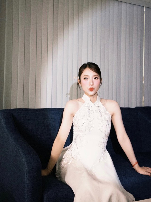 Trang phục cổ yếm duyên dáng cho xuân Bính Ngọ 2026- Ảnh 6.