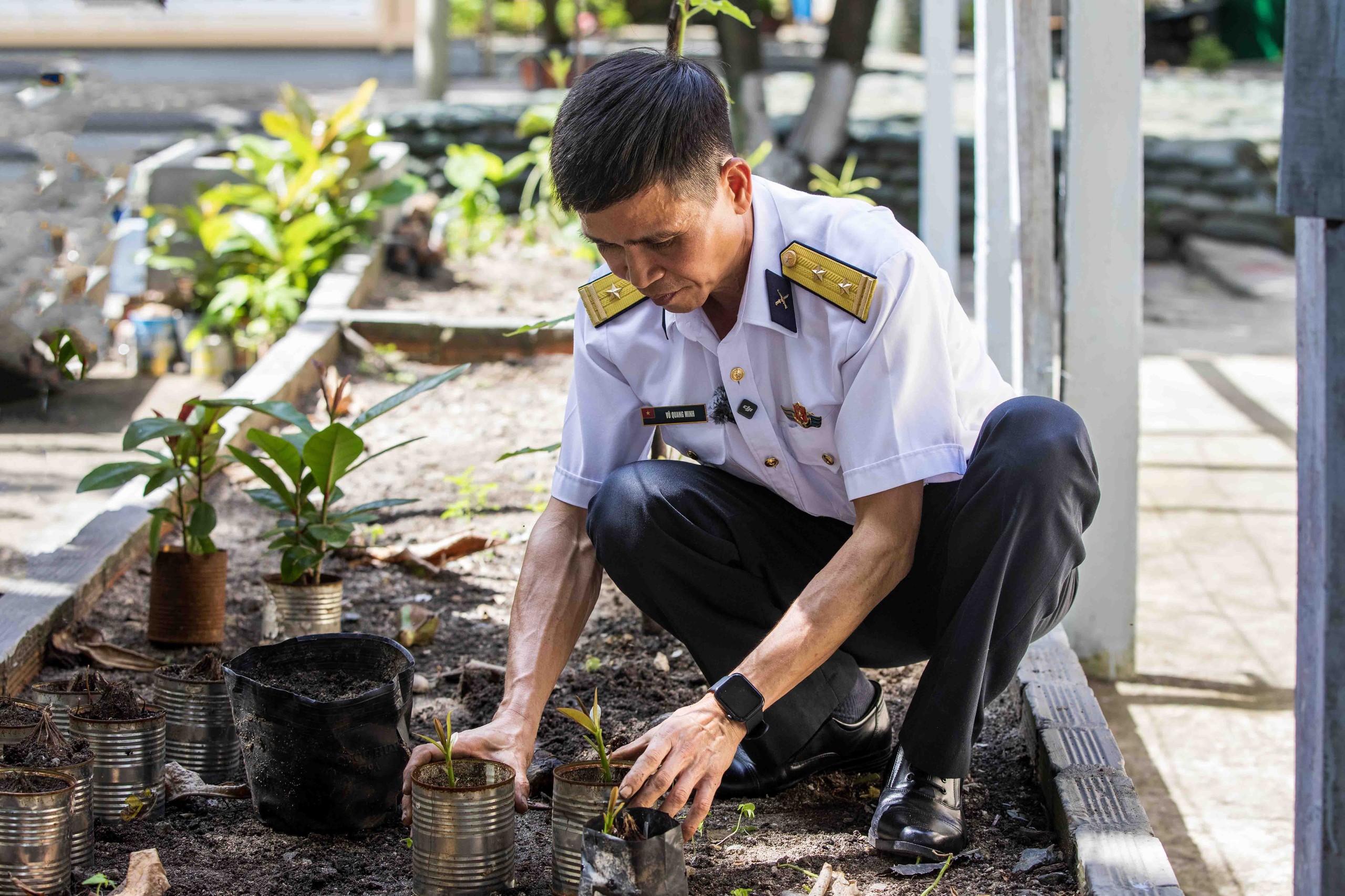 Tết ở Trường Sa - Kỳ 7: Sinh Tồn xanh xanh- Ảnh 9.