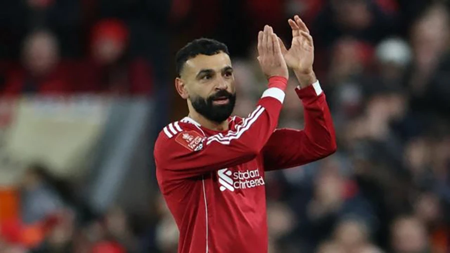 Salah được xem là huyền thoại của Liverpool. ẢNH: AFP mo-salah.jpg