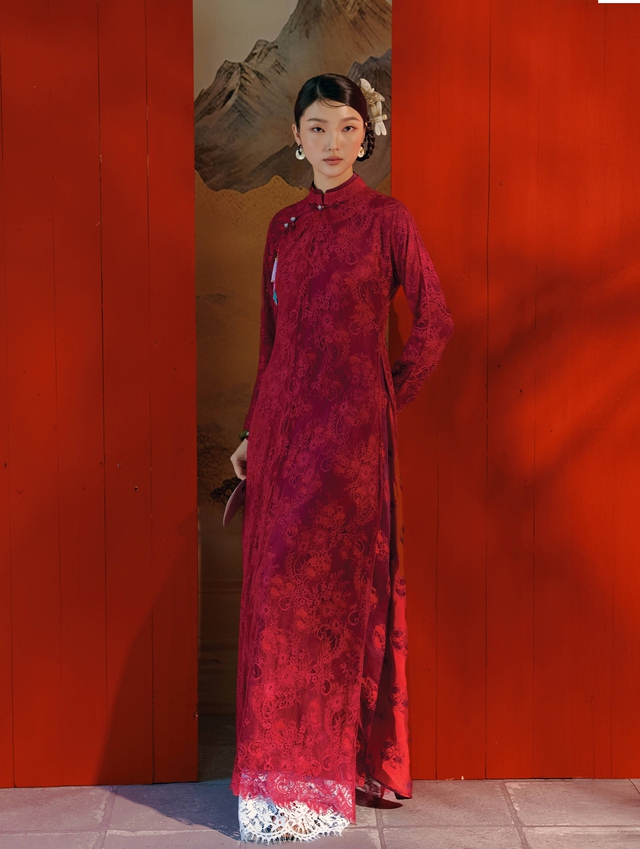 5 gam màu áo dài không thể thiếu trong ba ngày tết- Ảnh 2.