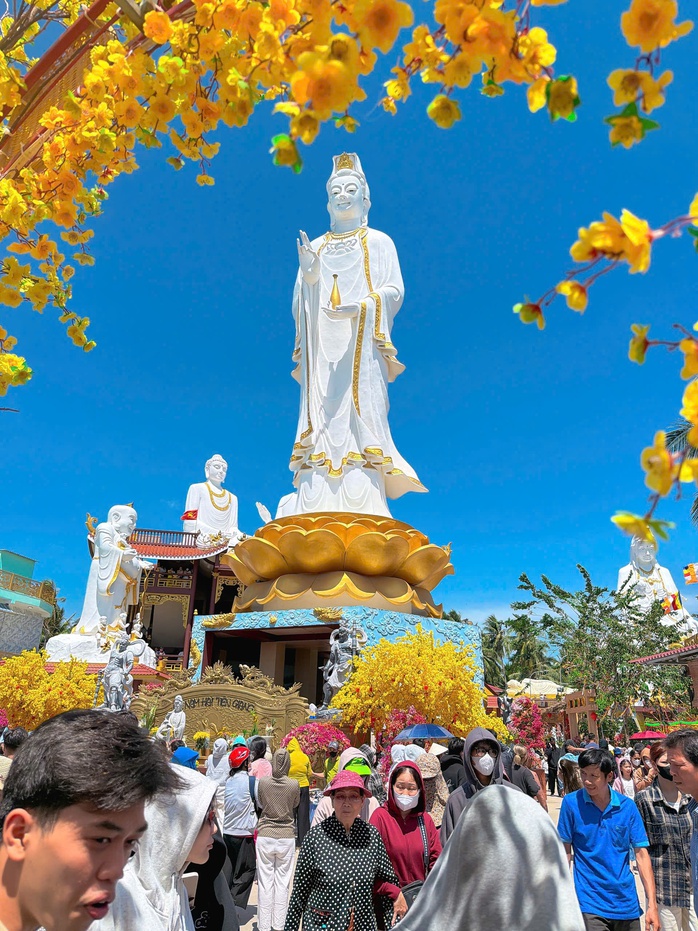 Người dân Cà Mau và Đồng Tháp chen chân cầu bình an ngày Tết 2026 - Ảnh 16.