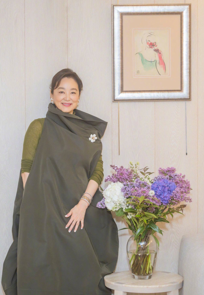 Lâm Thanh Hà tuổi ngoài 70. Ảnh: Weibo