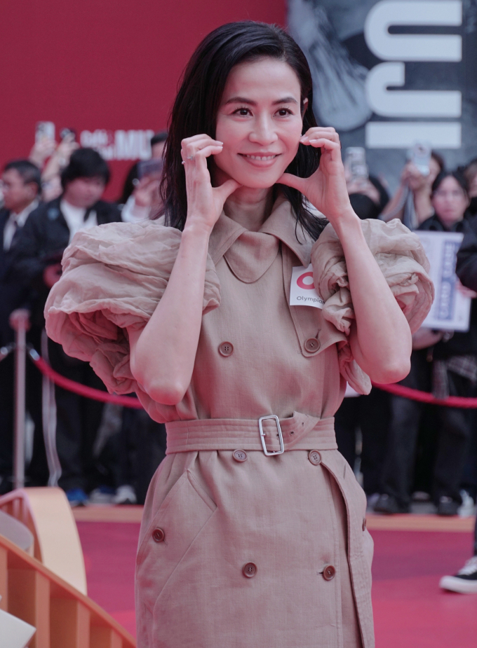 Tuyên Huyên tại sự kiện đầu tháng 2. Ảnh: St Headline