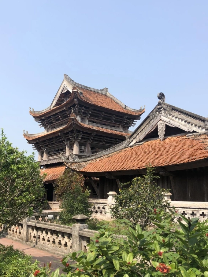 5 ngôi chùa cảnh đẹp gần Hà Nội cho chuyến xuất hành đầu năm 4 Gác chuông ở chùa Keo. Ảnh: Tâm Anh