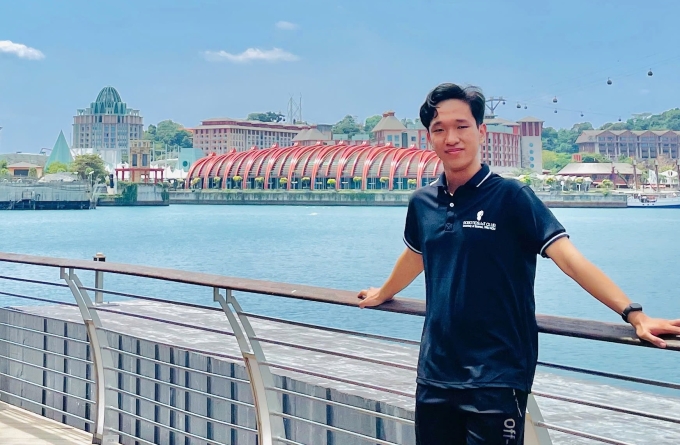 Nguyễn Đỗ Quốc Nam, đồng tác giả bằng sáng chế độc quyền về robot. Ảnh: Nhân vật cung cấp