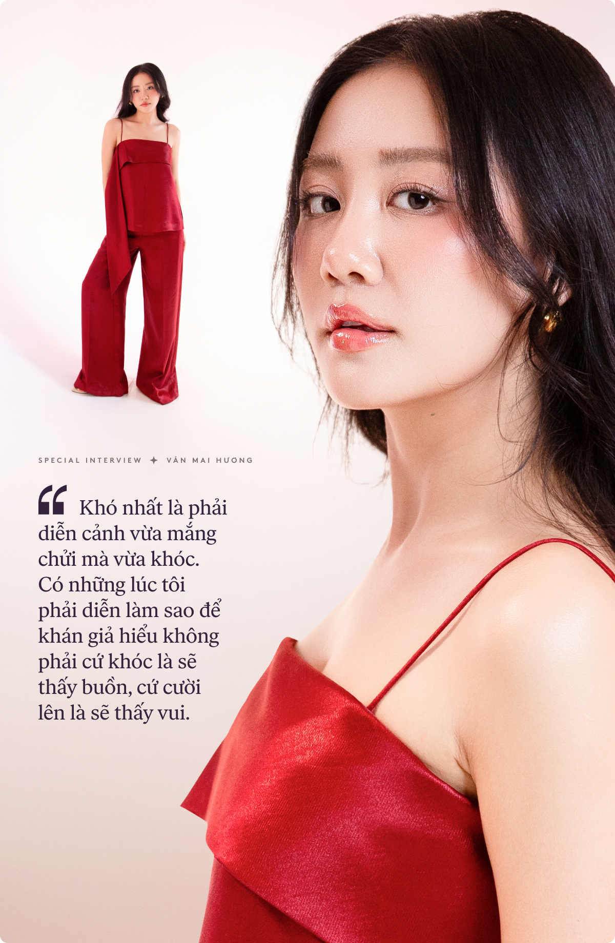 Văn Mai Hương: Khó nhất là phải diễn cảnh vừa mắng chửi vừa khóc, làm sao để khán giả hiểu không phải cứ khóc là buồn, cứ cười là vui- Ảnh 4. Văn Mai Hương: Khó nhất là phải diễn cảnh vừa mắng chửi vừa khóc, làm sao để khán giả hiểu không phải cứ khóc là buồn, cứ cười là vui- Ảnh 4.