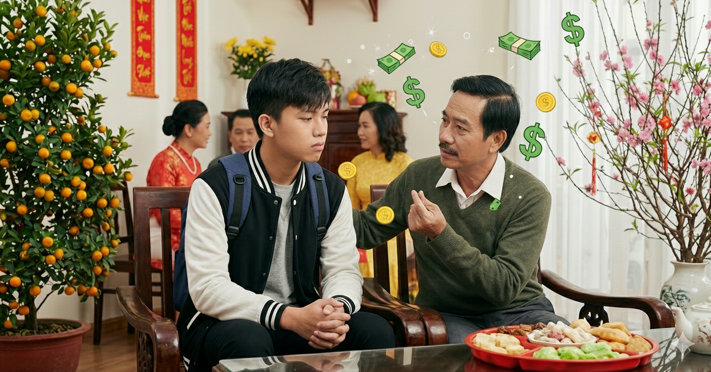 Khoe lương 90 triệu đồng để 'chặn họng' hàng xóm dịp Tết: Ứng xử đúng hay còn quá non? 2 lương - Ảnh 2.