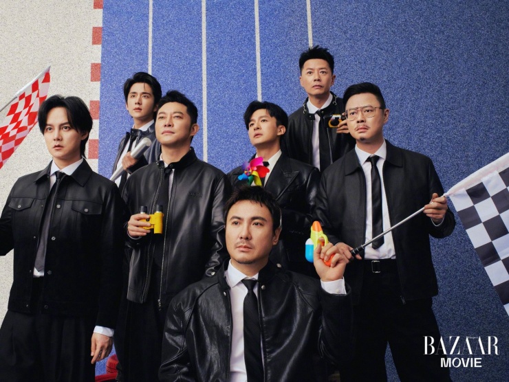 Dàn diễn viên hùng hậu của Phi trì nhân sinh 3 trên bìa tạp chí.