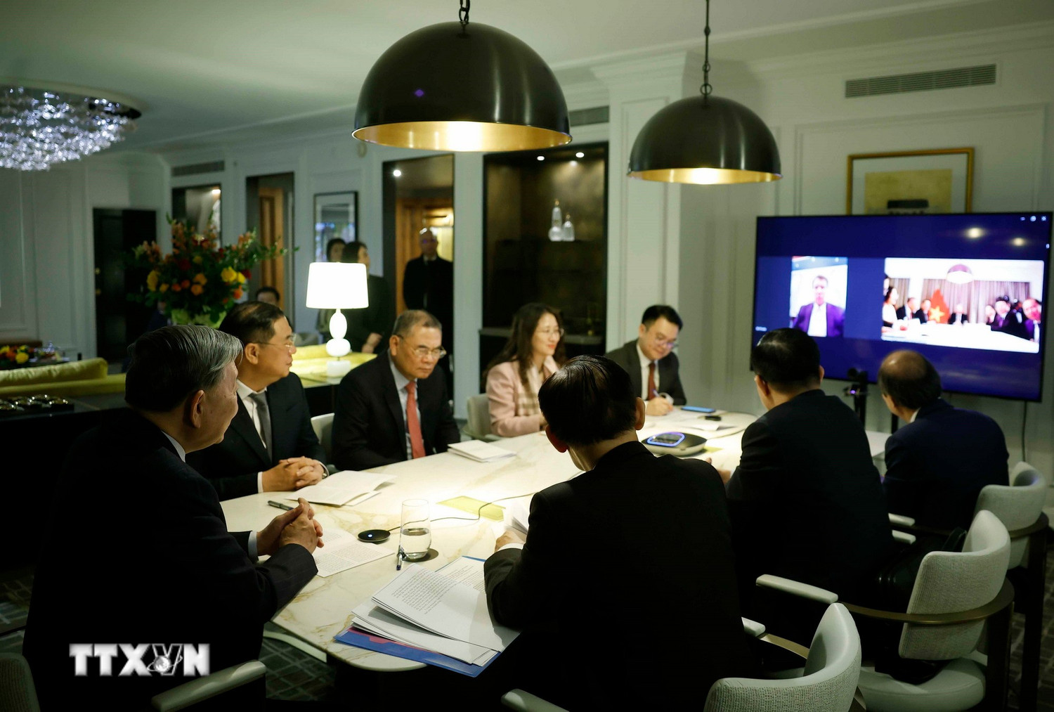 Tổng Bí thư Tô Lâm điện đàm với các Nghị sĩ Mỹ - Ảnh 3.