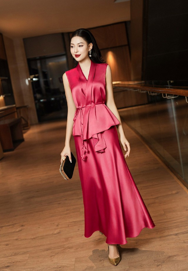 Sang trọng với trang phục vải lụa trong ngày đầu năm đi làm- Ảnh 6.