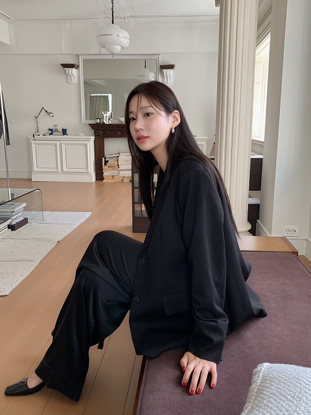 Thời tiết này mặc áo blazer là đẹp nhất: 5 công thức muốn áp dụng suốt Tết không chán- Ảnh 8.