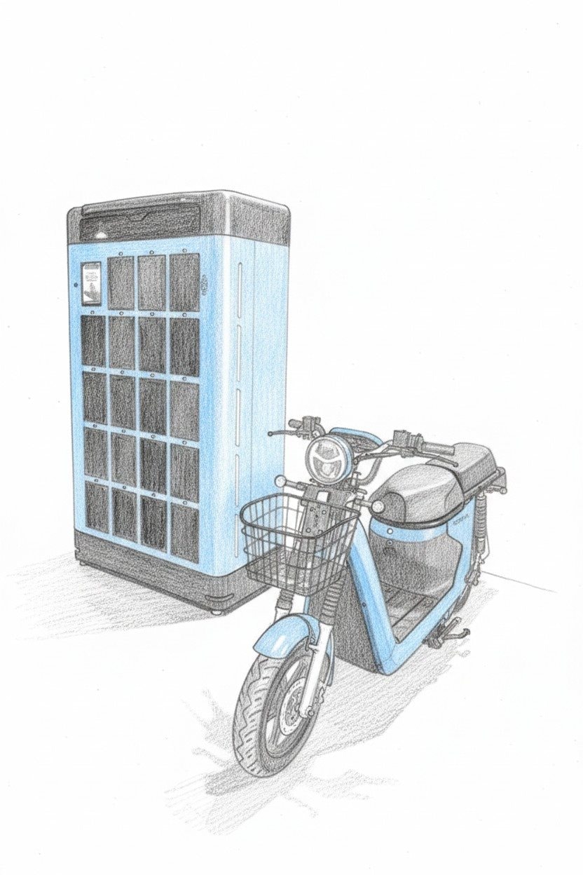 Xe máy điện đổi pin nở rộ tại Việt Nam: 2 phút có pin đầy, giá tiền rất quan trọng!- Ảnh 7.