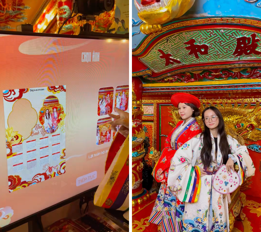 Đỉnh nhất Tết này đích thị là photobooth Suối Tiên khi chỉ tốn 70k đã 