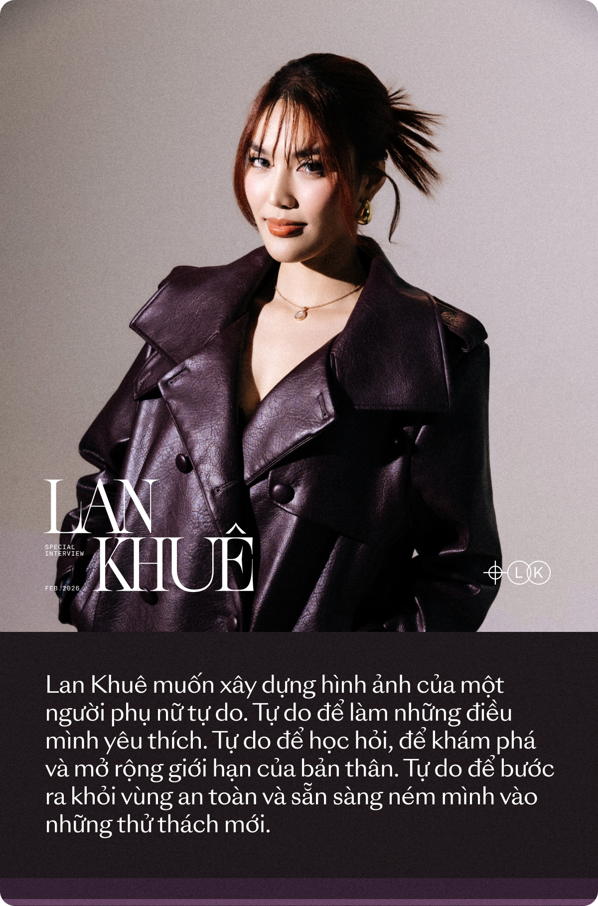 Siêu mẫu Lan Khuê: 