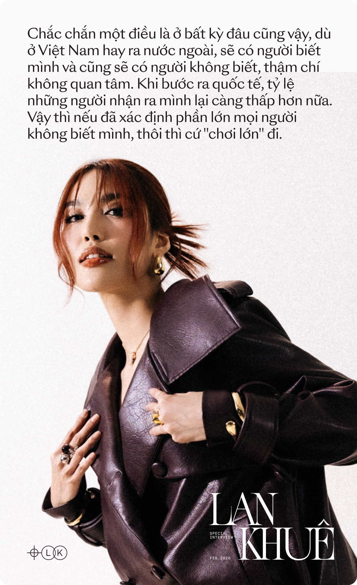 Siêu mẫu Lan Khuê: 