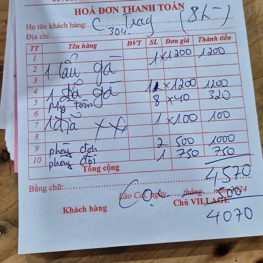 Khách Hà Nội bị homestay xếp ở phòng kho, ăn lẩu gà 1,2 triệu đồng - 2