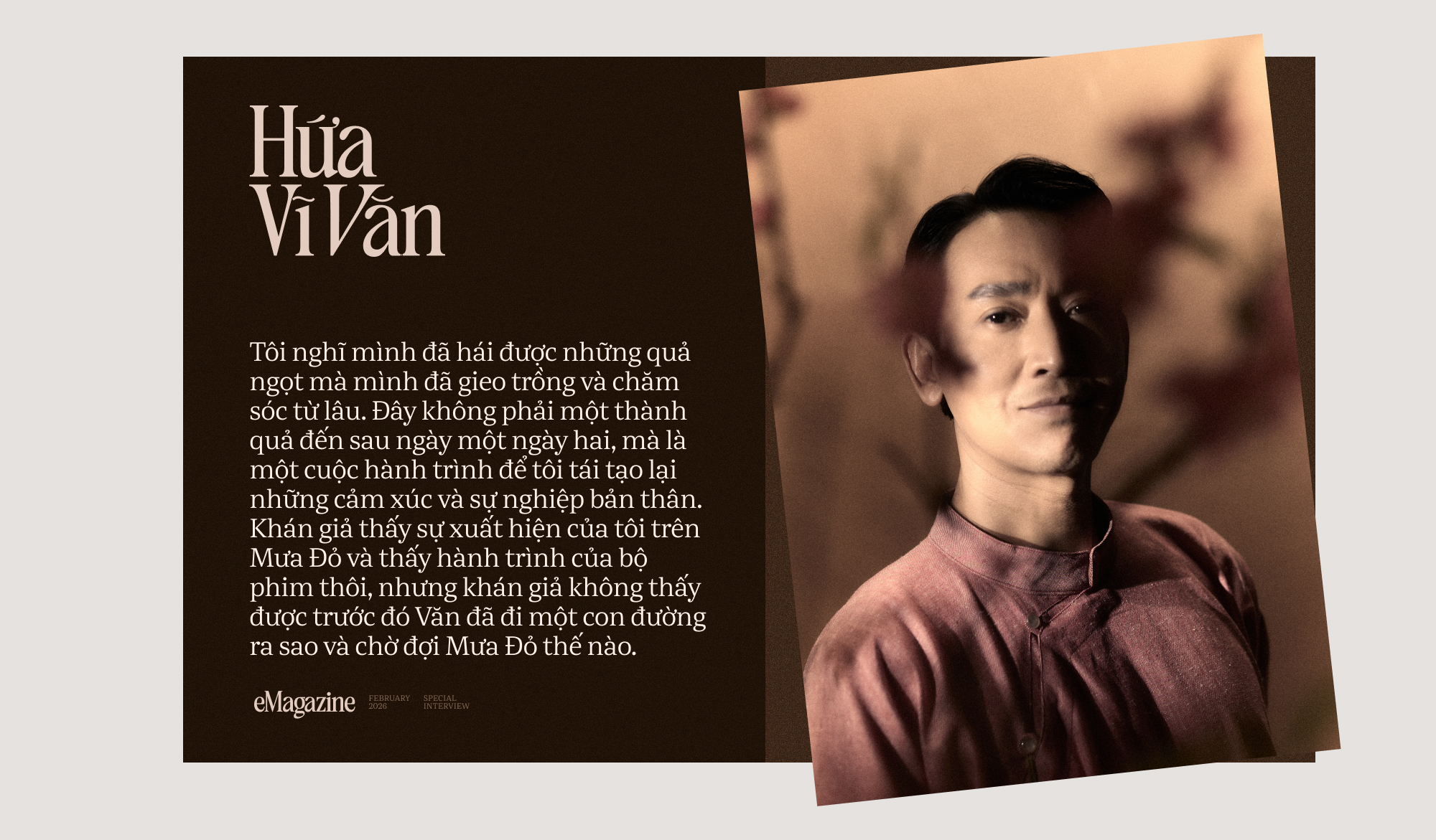 Diễn viên Hứa Vĩ Văn: “Tôi không muốn là một người thợ diễn”- Ảnh 2. Diễn viên Hứa Vĩ Văn: “Tôi không muốn là một người thợ diễn”- Ảnh 2.