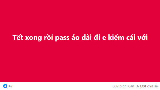 Hết Tết, đại hội thanh lý áo dài trỗi dậy- Ảnh 2.