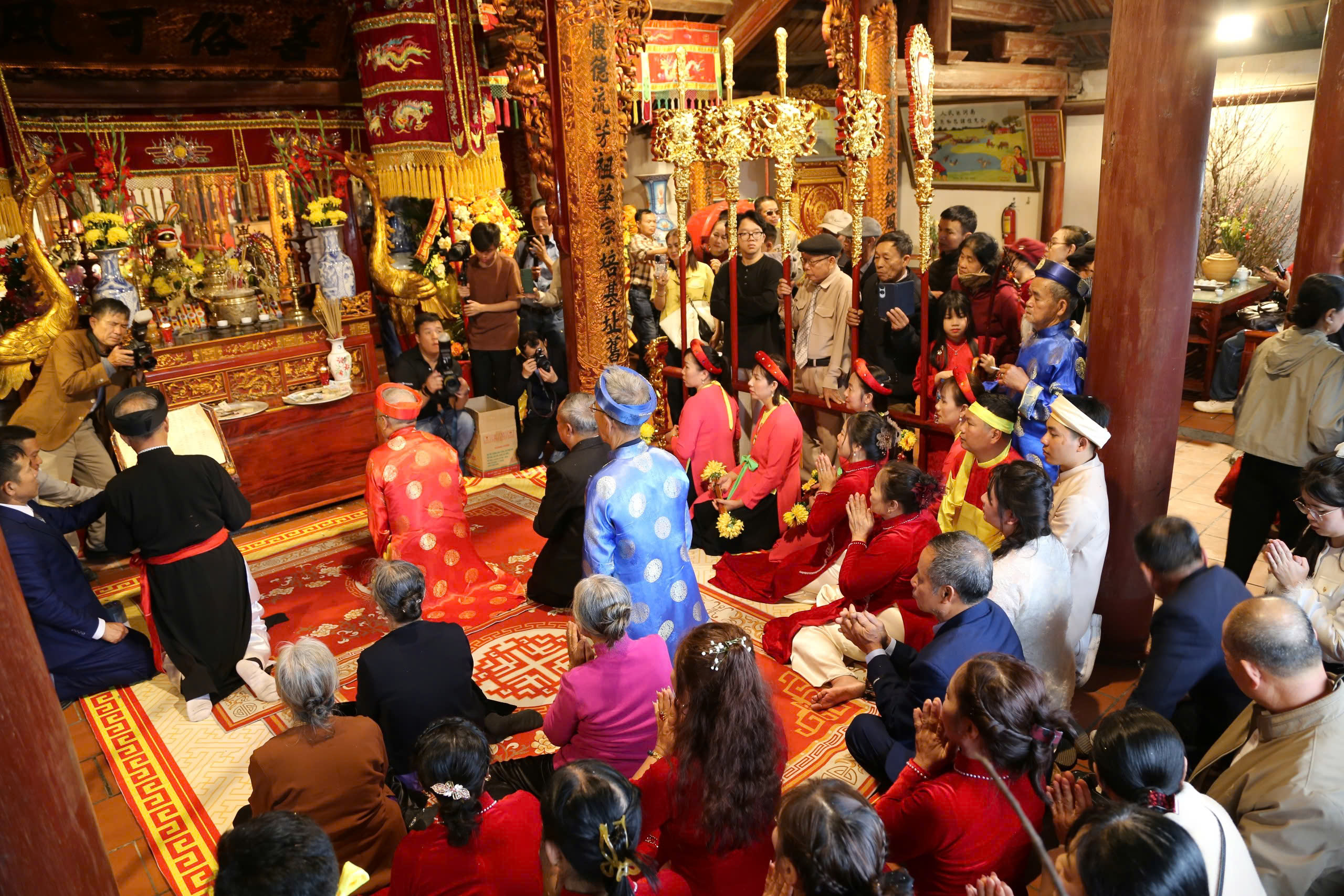 Lễ hội Tiên Công: Con rể quỳ đón bố vợ thượng thọ - Ảnh 7.