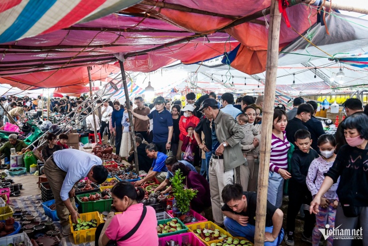 Hàng vạn người đổ về chợ Viềng mua bán cầu may 10 Hàng vạn người đổ về chợ Viềng mua bán cầu may - 9