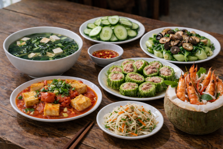 Thực đơn cơm nhà thanh nhẹ – món ngon mỗi ngày dễ kết hợp