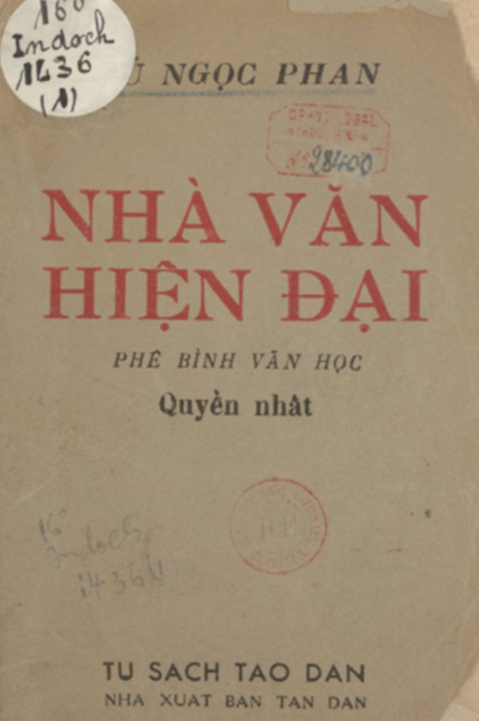 Bìa sách Nhà văn hiện đại. Ảnh: Sách Việt Nam