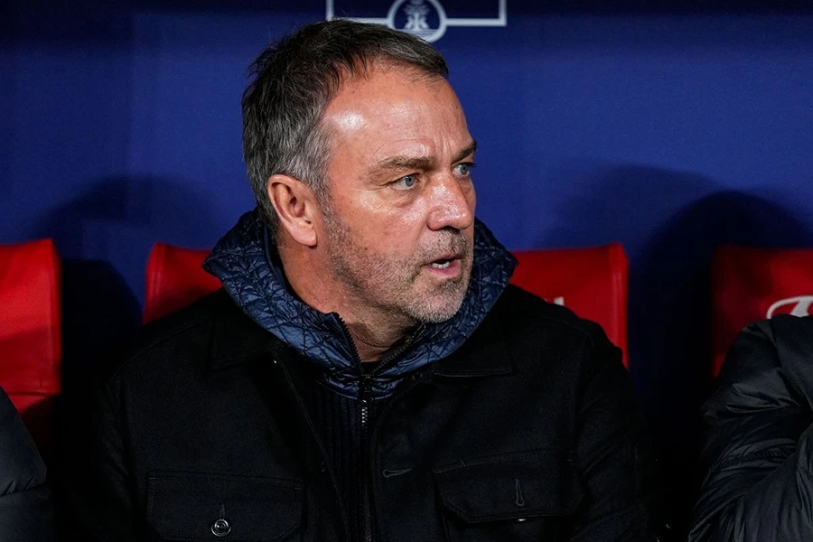 Hansi Flick được cho là yêu cầu Barcelona mua Savinho thay vì Rashford. ẢNH: Oscar J. Barroso/Europa Press flick-barcelona.jpg