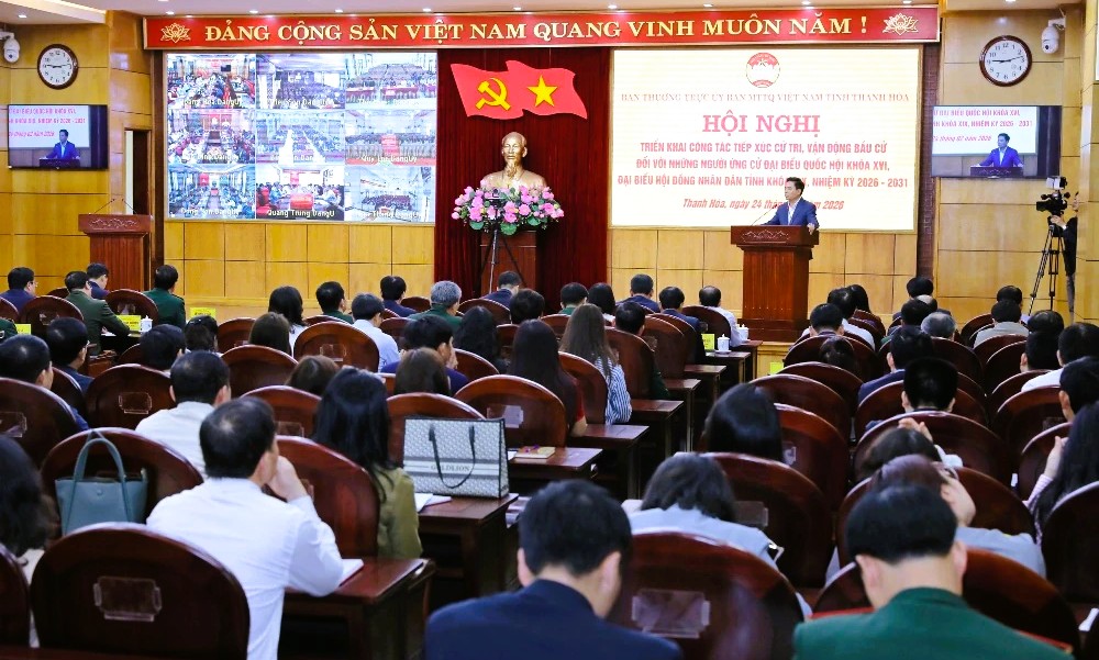 Thượng tướng Lê Đức Thái ứng cử đại biểu Quốc hội tại Thanh Hóa 2 Thượng tướng Lê Đức Thái ứng cử đại biểu Quốc hội tại Thanh Hóa - Ảnh 2.