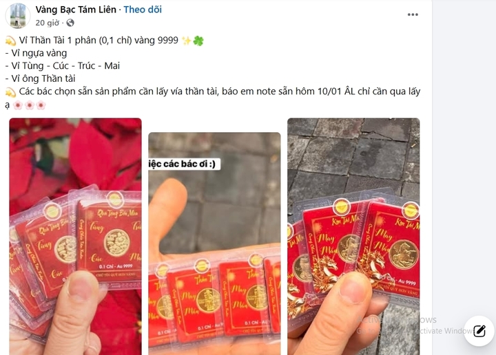 Vừa túi tiền của khách, vàng mini 'nóng' dịp vía thần Tài 2026- Ảnh 4.
