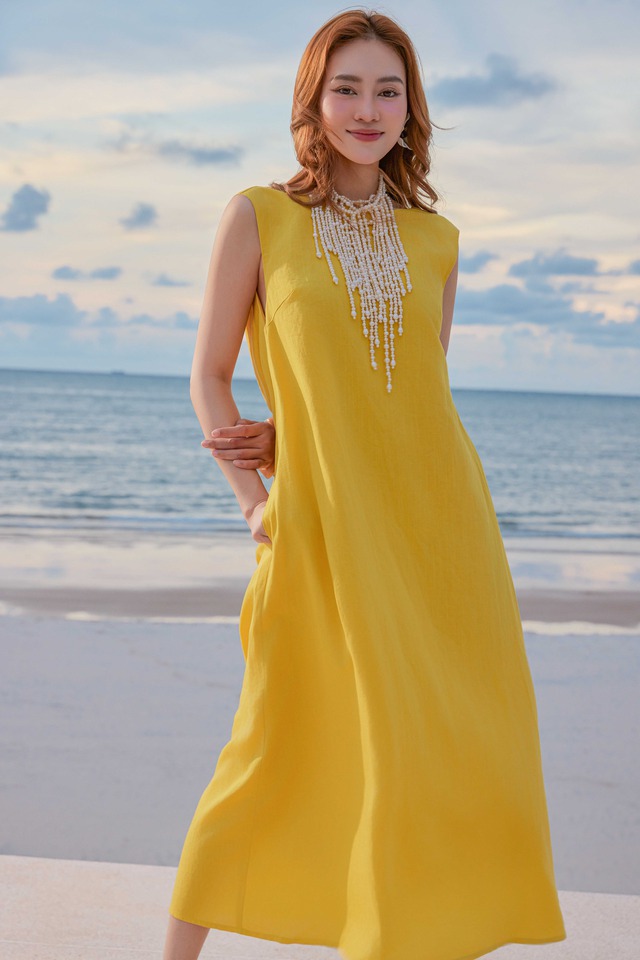 Trang phục vải đũi thoải mái trong phong cách thường ngày- Ảnh 3.