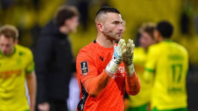 Lopes sau trận Nantes thắng Le Havre 2-0, ở vòng 23 Ligue 1 trên sân Stade de la Beaujoire, Nantes, Pháp hôm 23/2. Ảnh: Hommedumatch