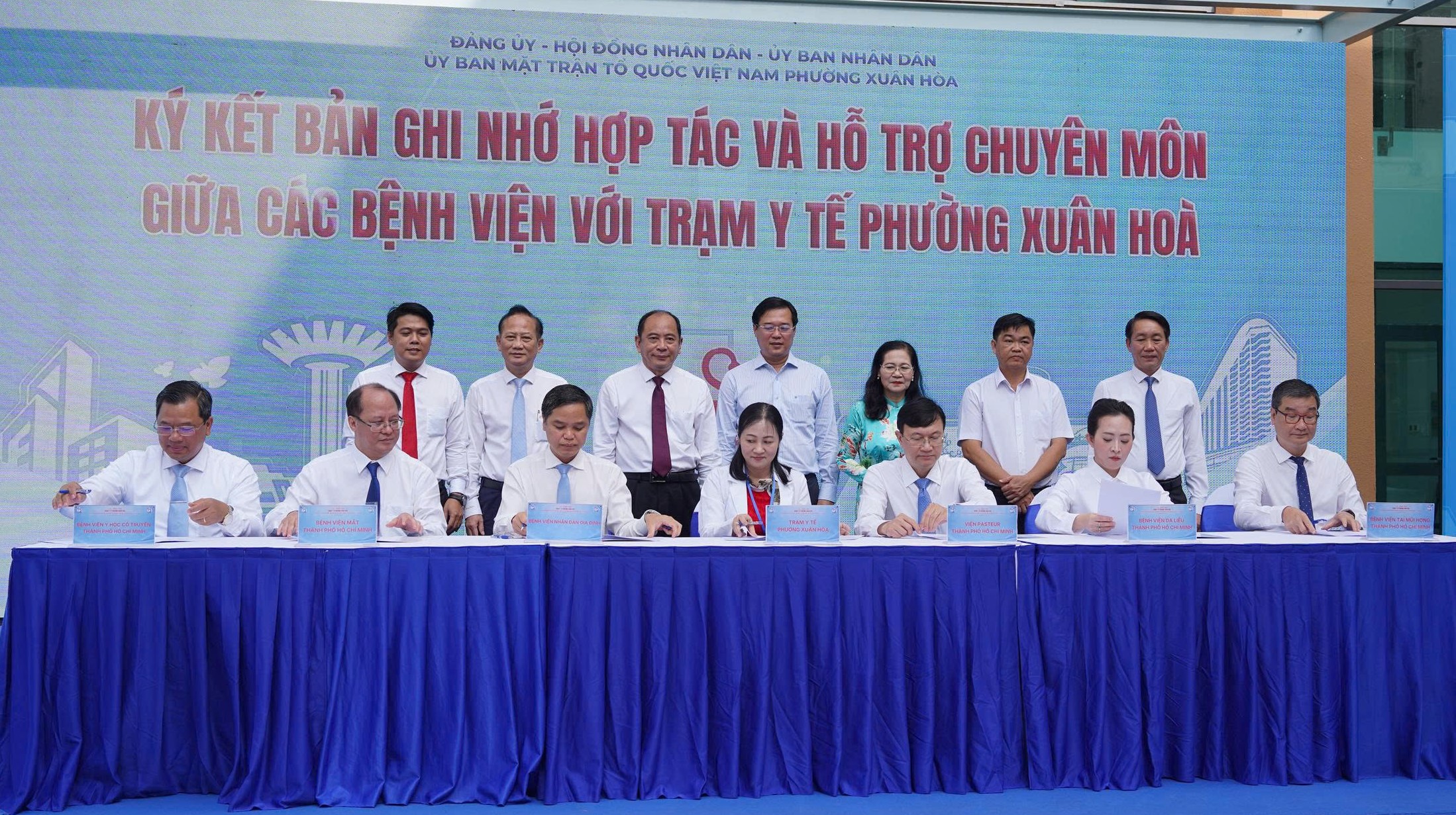 Trạm y tế phường Xuân Hòa hợp tác 6 bệnh viện lớn ở TP.HCM- Ảnh 5.