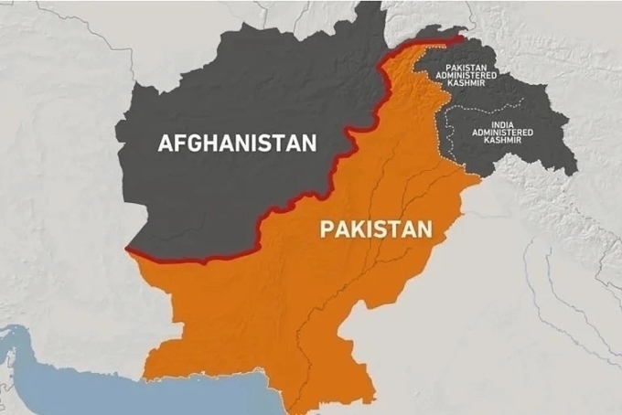 Vị trí Afghanistan và Pakistan. Đồ họa: Al Jazeera