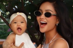Con gái H'Hen Niê khiến Á hậu Thủy Tiên 'tan chảy'