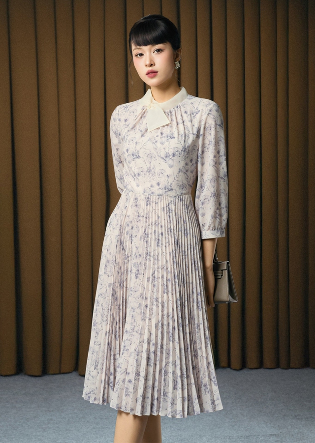 Đầu xuân, nàng diện váy dài thanh lịch xuống phố- Ảnh 6. Đầu xuân, nàng diện váy dài thanh lịch xuống phố- Ảnh 6.