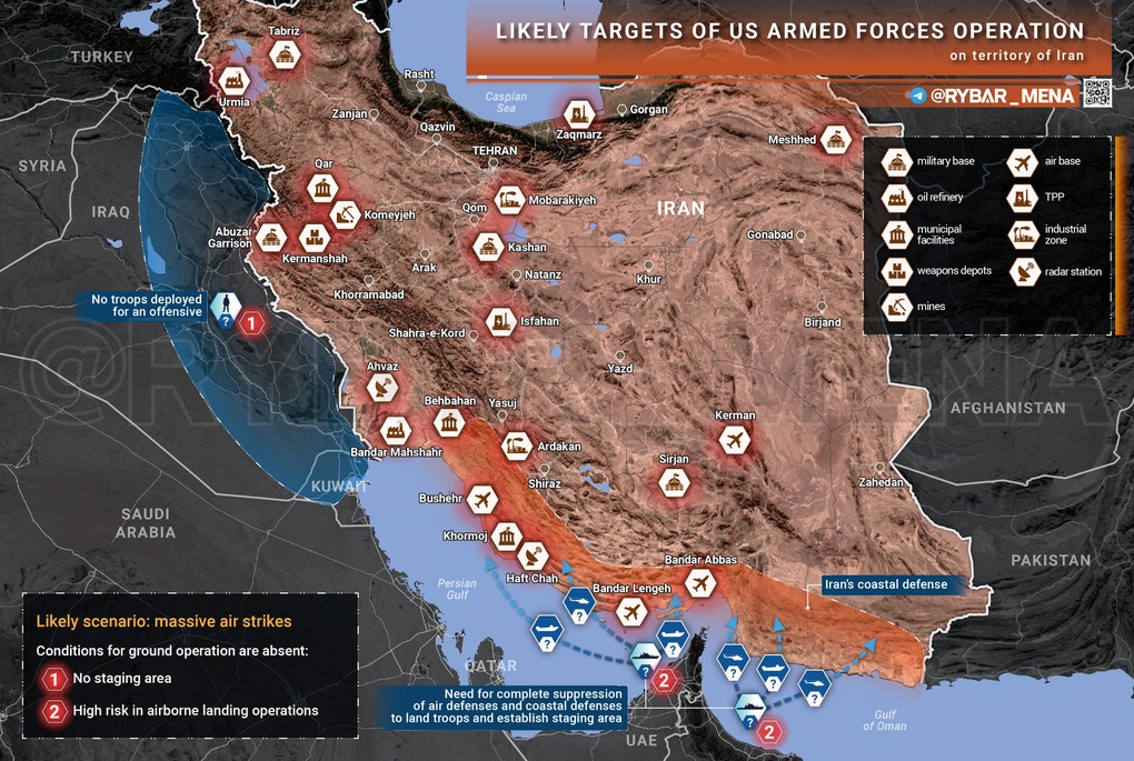 Chi tiết mới về thế bố trí và binh lực khổng lồ của Mỹ gần Iran - 3