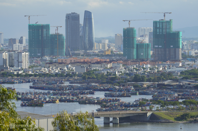 Cảng cá Thọ Quang hiện tại sẽ được định hướng chuyển đổi thành cảng du lịch. Ảnh: Nguyễn Đông