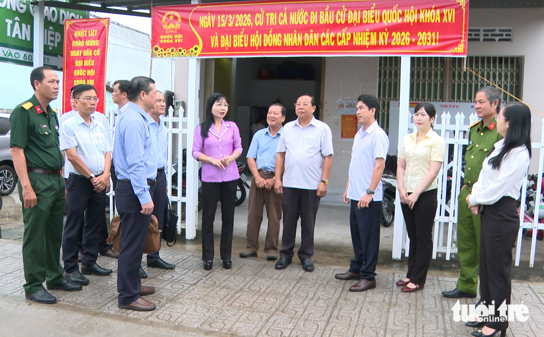 An Giang: Kiểm tra công tác chuẩn bị bầu cử - ngày hội non sông 2 bầu cử - Ảnh 2.