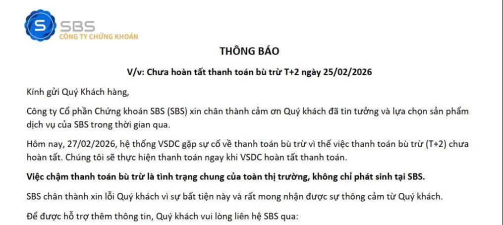 Thanh toán T+2 trục trặc, nhiều giao dịch chưa về tài khoản chiều 27-2 - Ảnh 2.