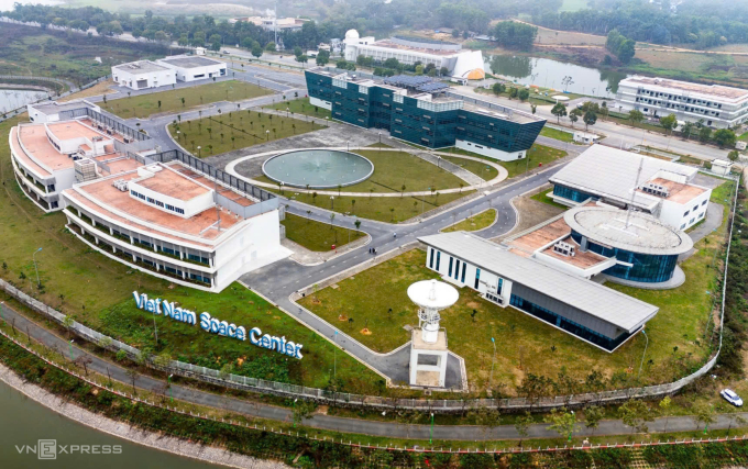 Trung tâm Vũ trụ Việt Nam tại Khu Công nghệ cao Hòa Lạc - Hà Nội. Ảnh: Giang Huy