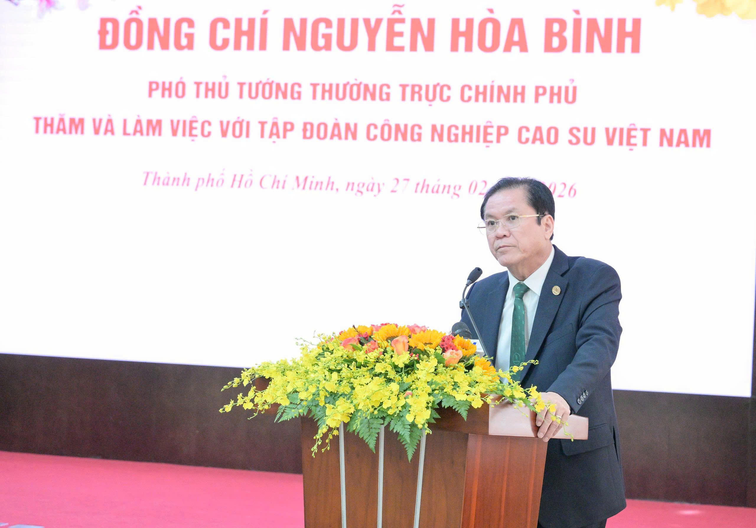 Phó Thủ tướng Thường trực Nguyễn Hòa Bình thăm và làm việc tại VRG 2 Phó Thủ tướng thường trực Nguyễn Hòa Bình làm việc tại VRG - Ảnh 2.