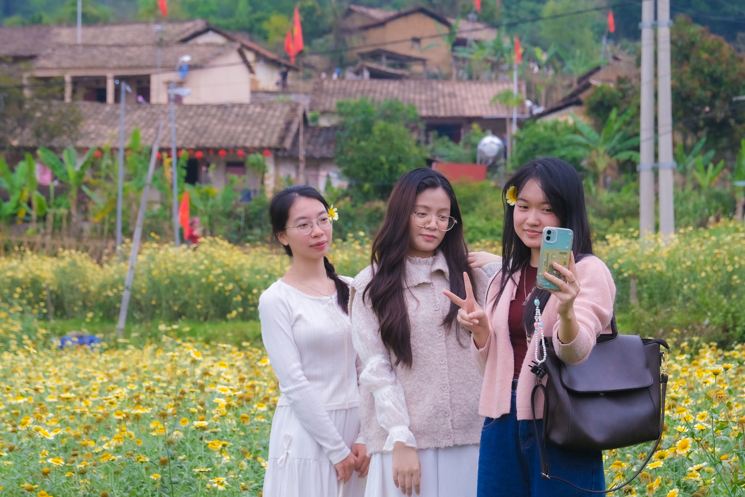 Lạc bước giữa bản Bắc Hoa vàng rực mùa cải cúc 3 Bắc Hoa - Ảnh 4.