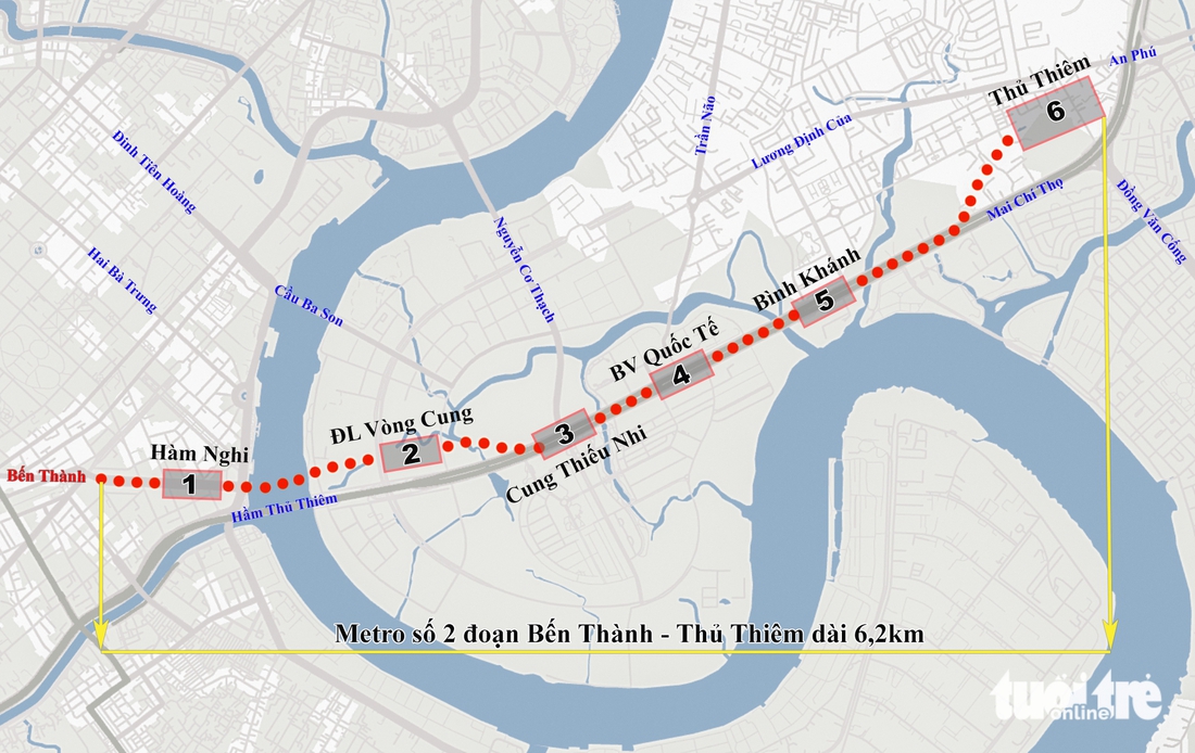 TP.HCM sẽ làm metro Bến Thành - Thủ Thiêm theo công trình cấp bách, phải thực hiện ngay - Ảnh 2.