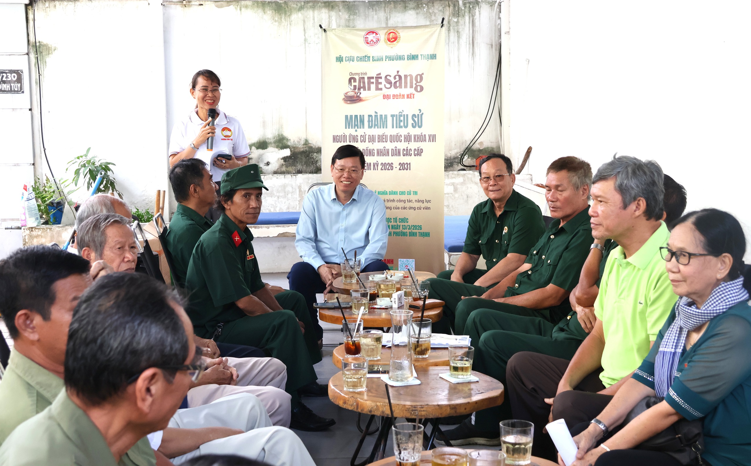 TPHCM: Từ ly cà phê đến lá phiếu - cách Bình Thạnh giúp cử tri 